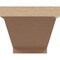 Ekena Millwork 4"W x 8"D x 4"H Wide Burlington Rough Cedar Woodgrain TimberThane Corbel, Primed Tan CORUR04X08X04BURRCPR - alternate 6